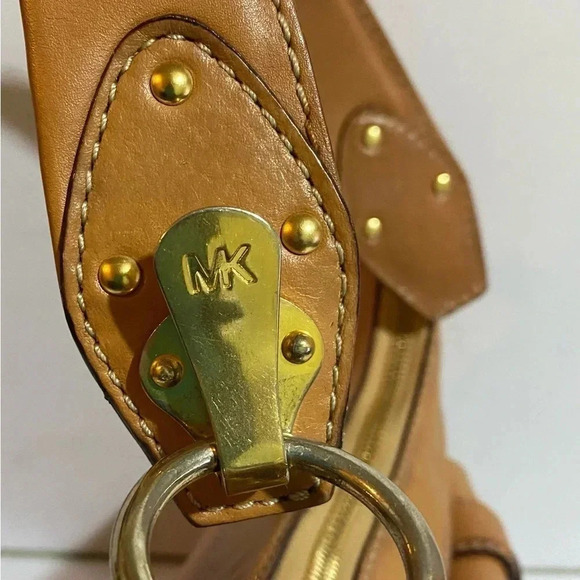 Michael kors brown leather shoulder handbag - Picture 7 of 12